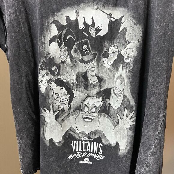 Disney Parks Villains After Hours 2019 Magic Kingdom T-Shirt Tee Size XL - Picture 2 of 7